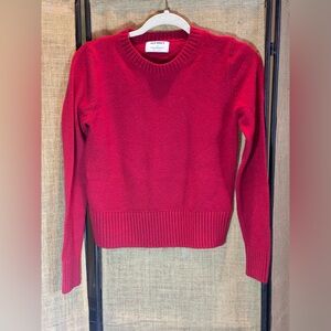 Red Crew Neck Sweater